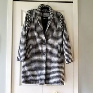 🧥 HOUNDSTOOTH CHECK PATTERN COAT